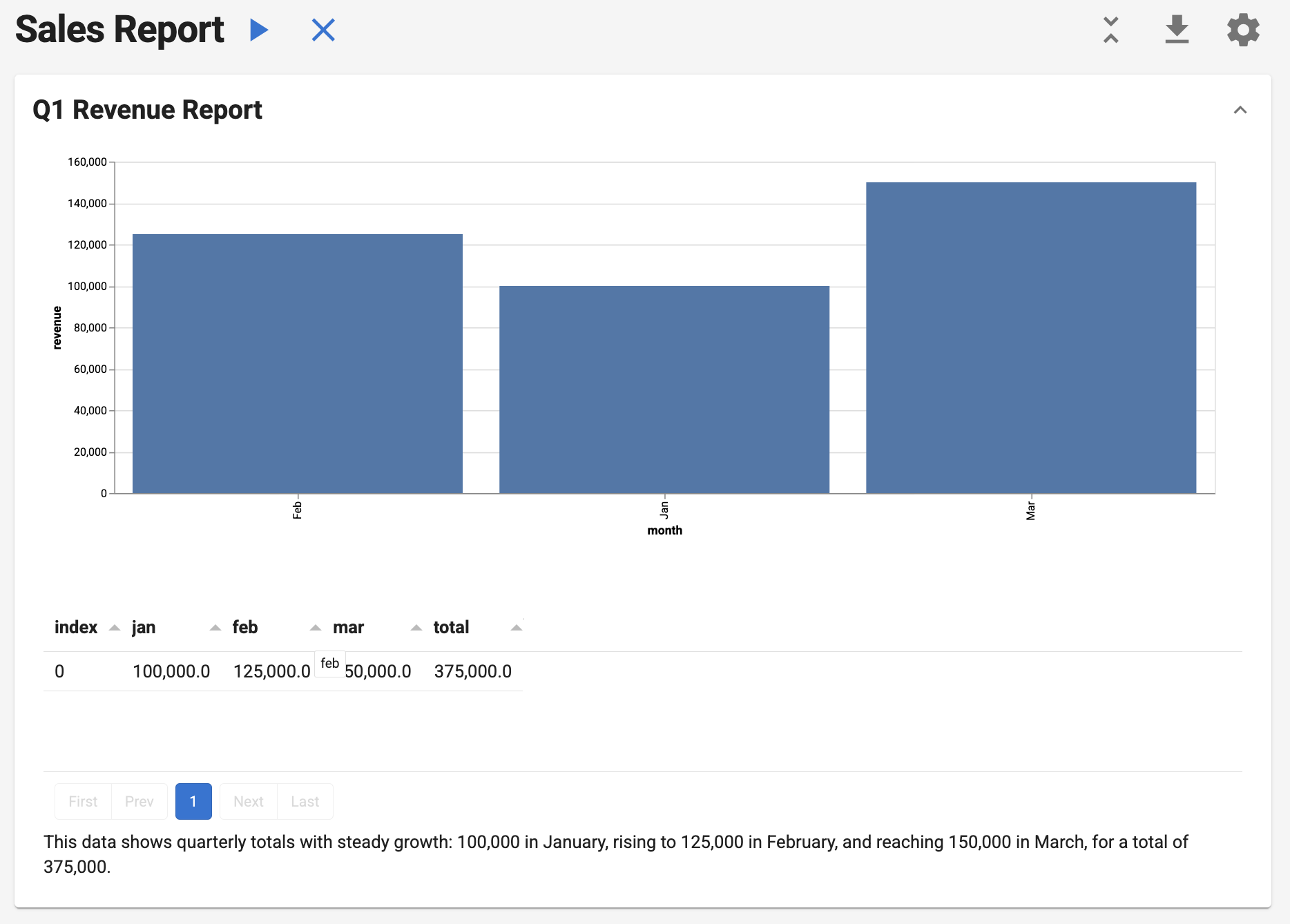 Report Interface