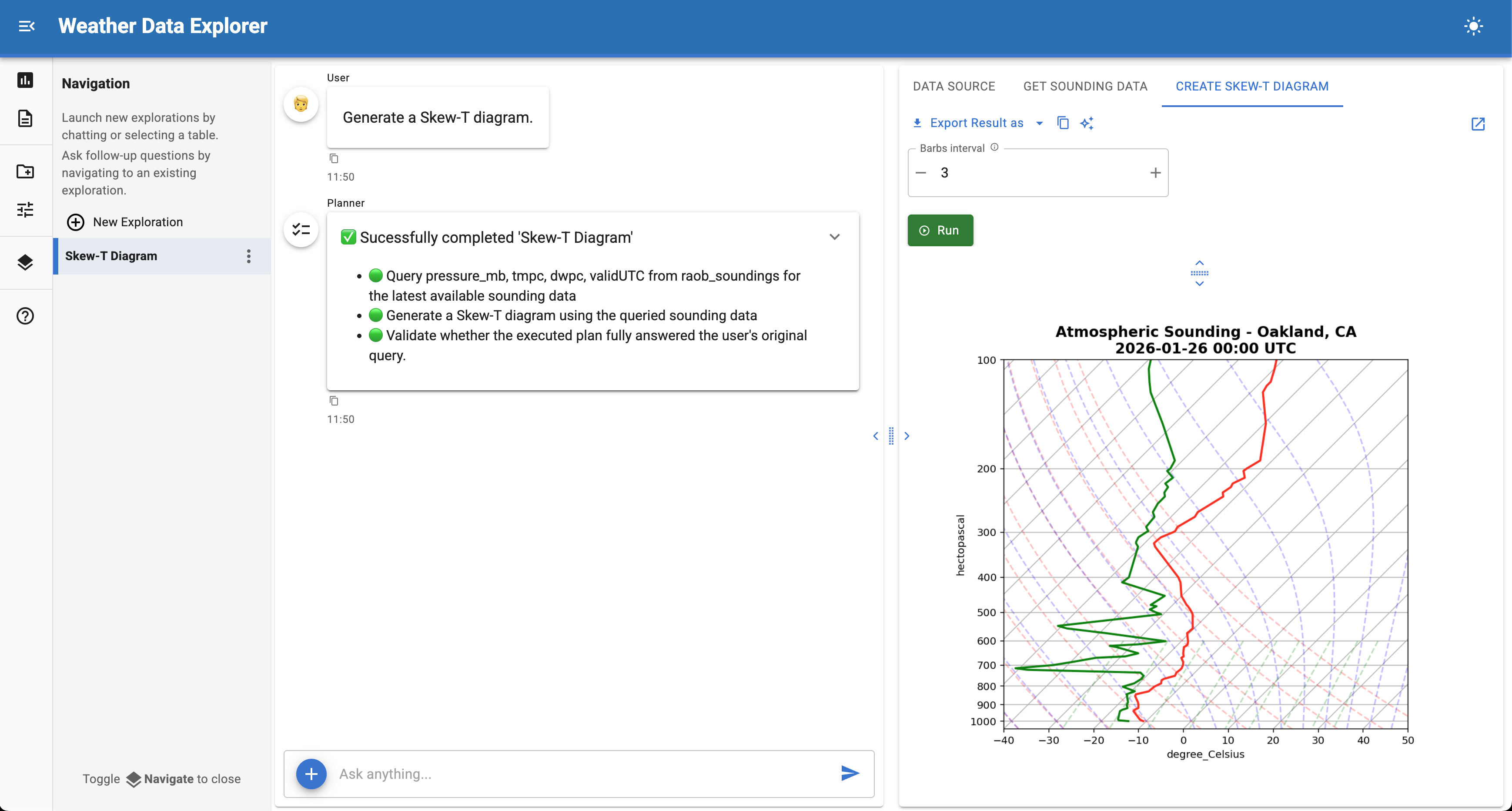 Weather Data AI Explorer